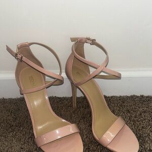Michael Kors patent leather Ava Heels with Crisscross Straps